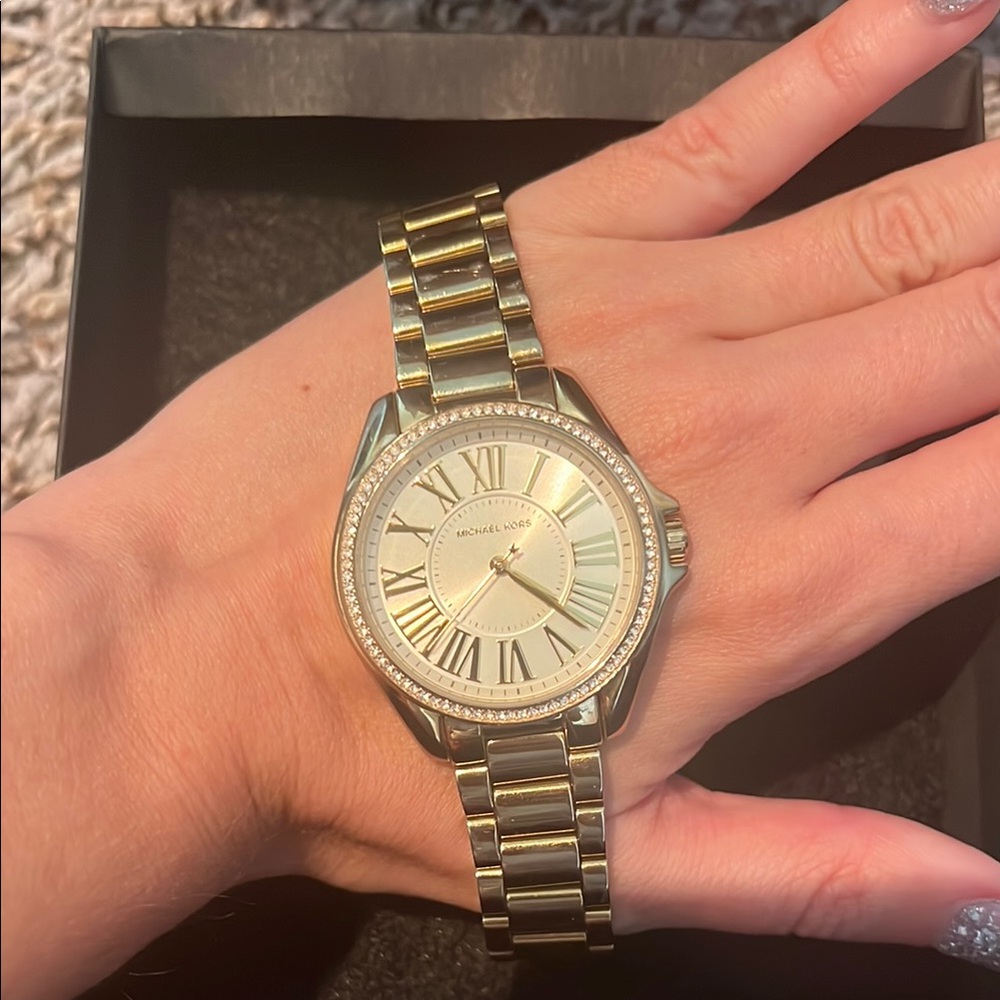 Michael Kors Gold and Women's Watch
